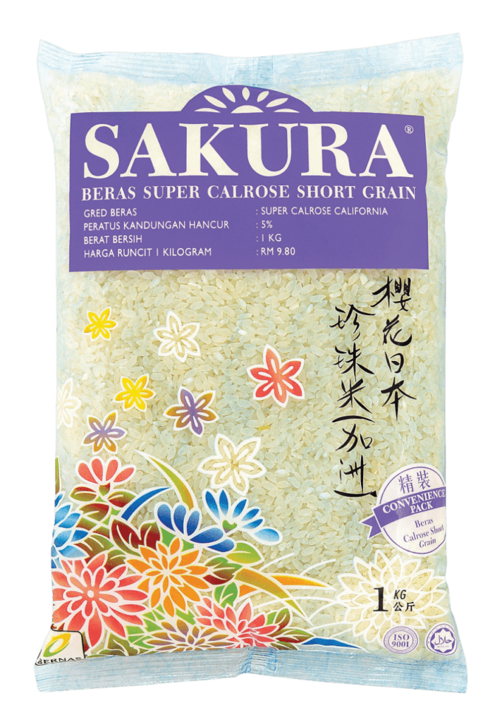 SAKURA Japonica Calrose, Beras Japonica SAKURA Calrose